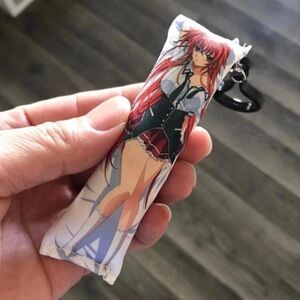 Handmade Anime Rias Gremory High School DXD Anxiety Relief Plush Keychain
